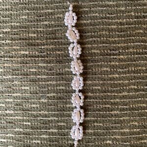 White wedding Beaded Bracelet